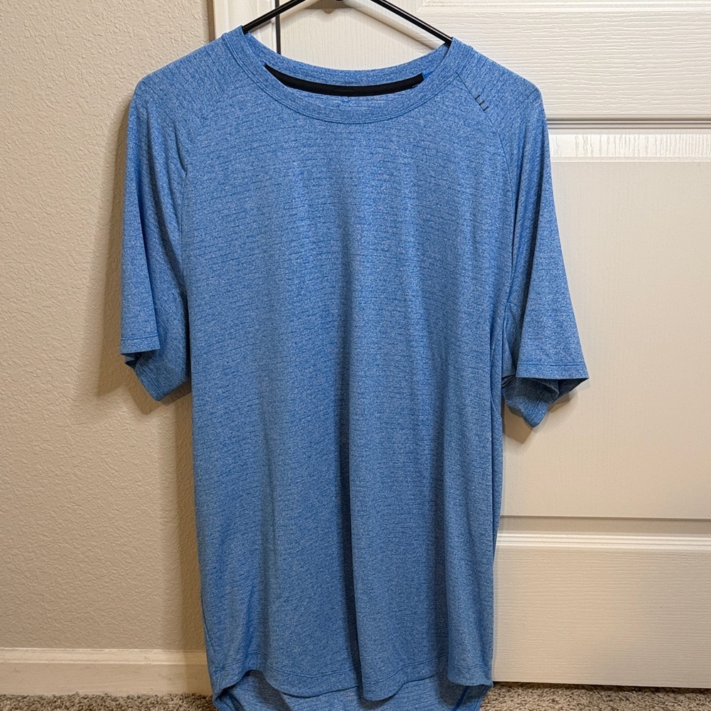 lululemon athletica Sky Blue Short Sleeve Tee